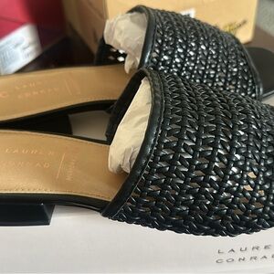 LC Lauren Conrad Black Woven Women's Shoes